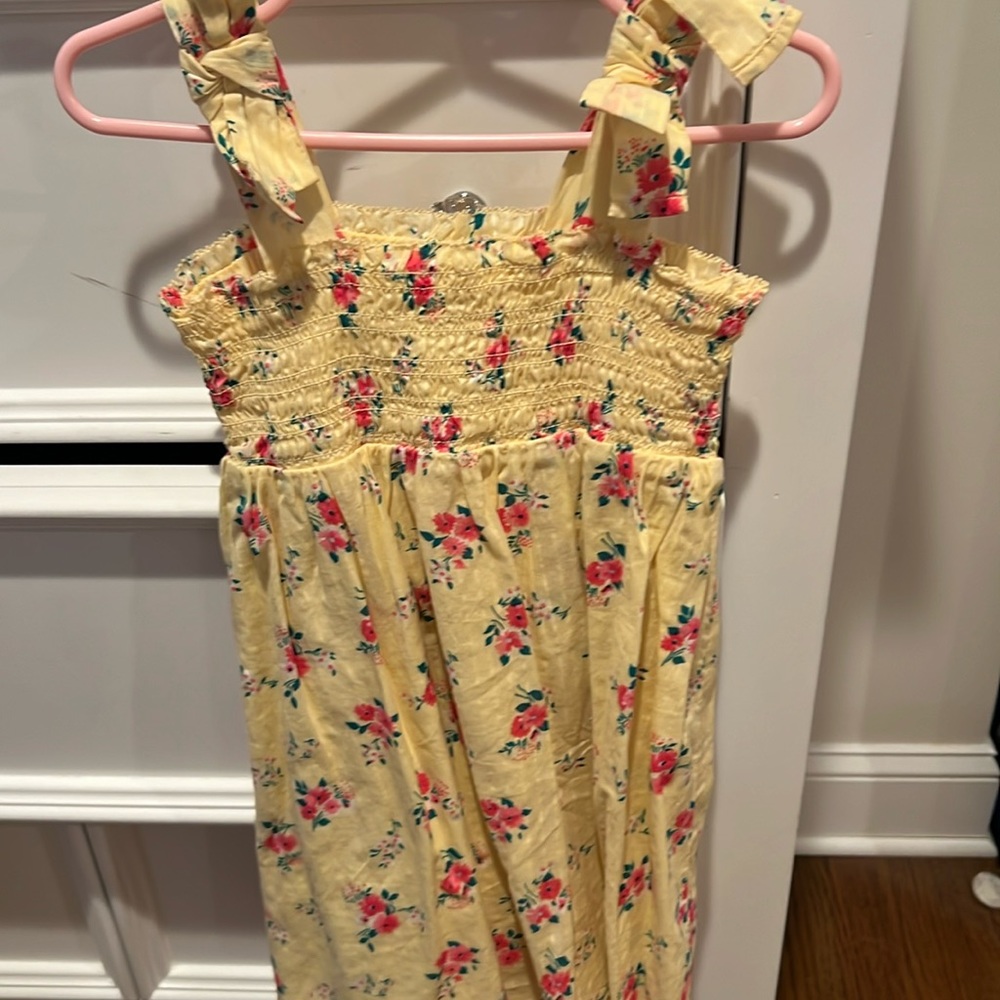 Tie bow sleeve spring dress